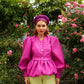 Whipped Cream Cake Jacket - Magenta Love Letter