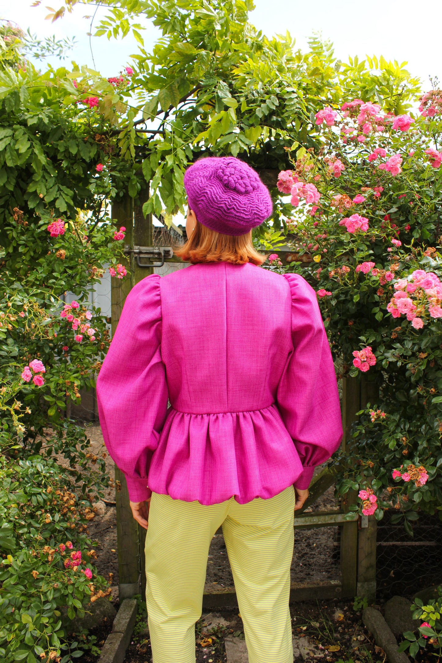 Whipped Cream Cake Jacket - Magenta Love Letter