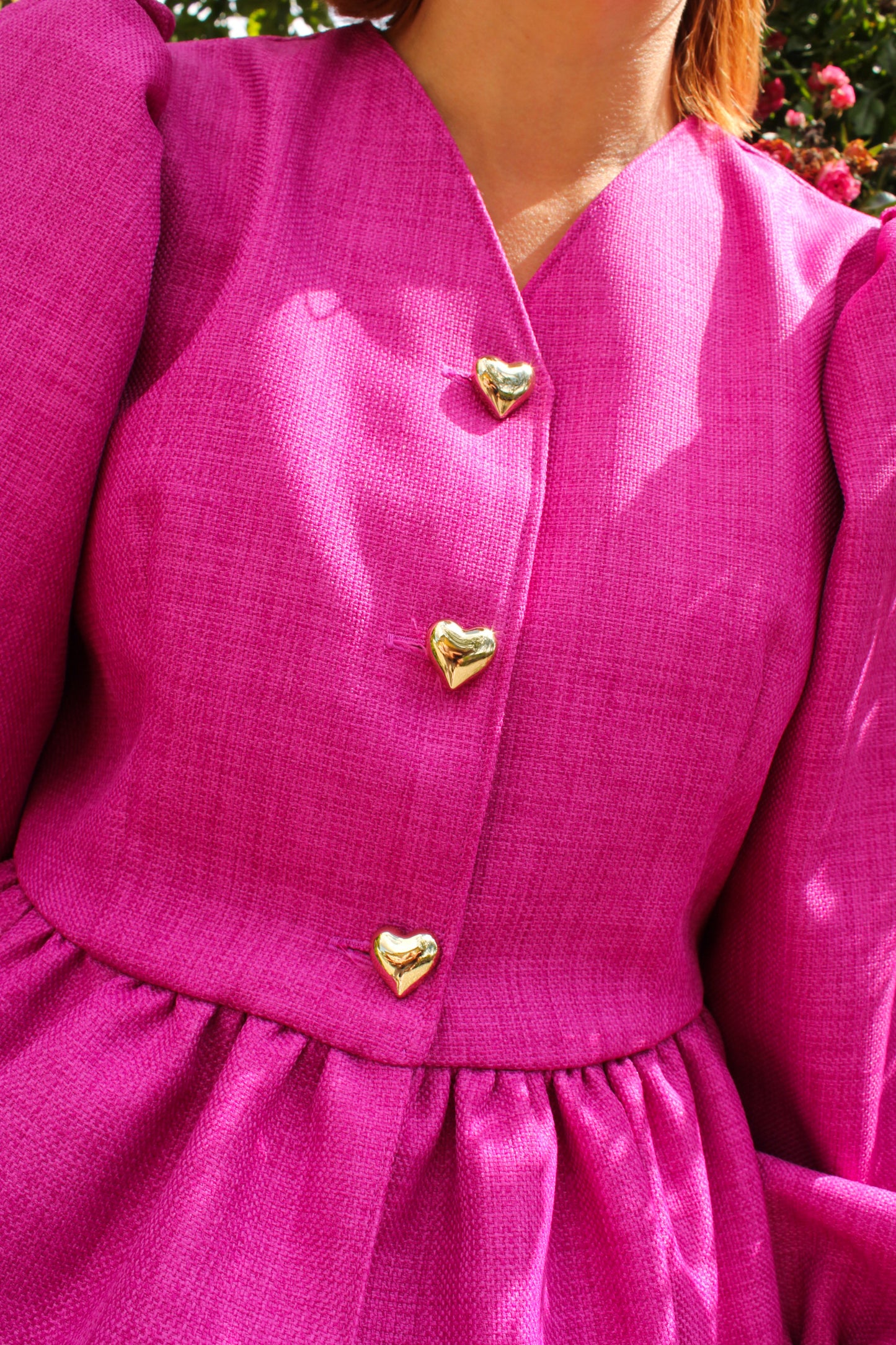 Whipped Cream Cake Jacket - Magenta Love Letter