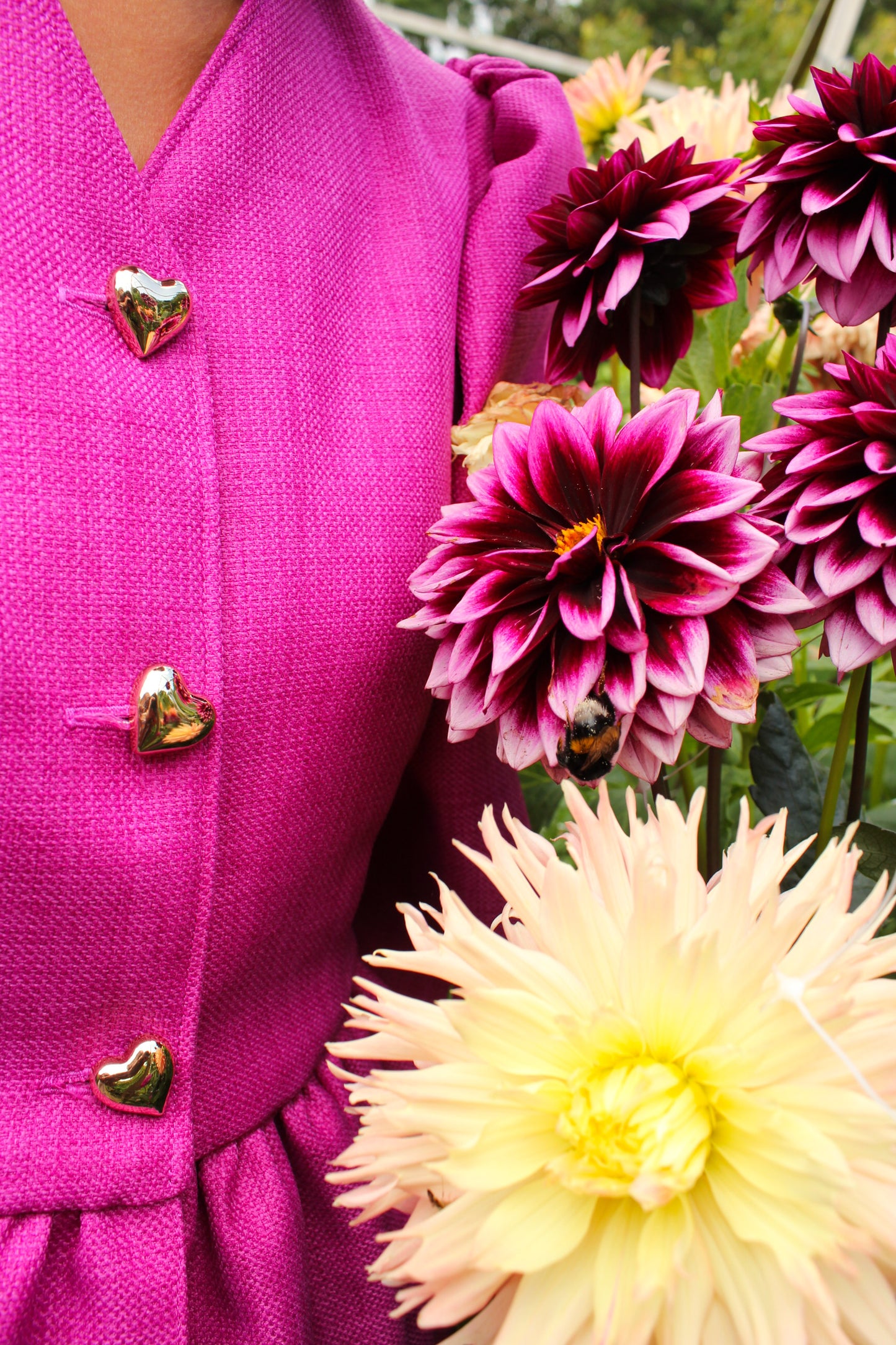 Whipped Cream Cake Jacket - Magenta Love Letter