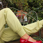 Gardenia Slumber Pants - Gloomy Butter Yellow Stripes