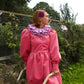 Oda Add-On-Collar - Lollipop Pink Stripes