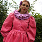 Oda Add-On-Collar - Lollipop Pink Stripes