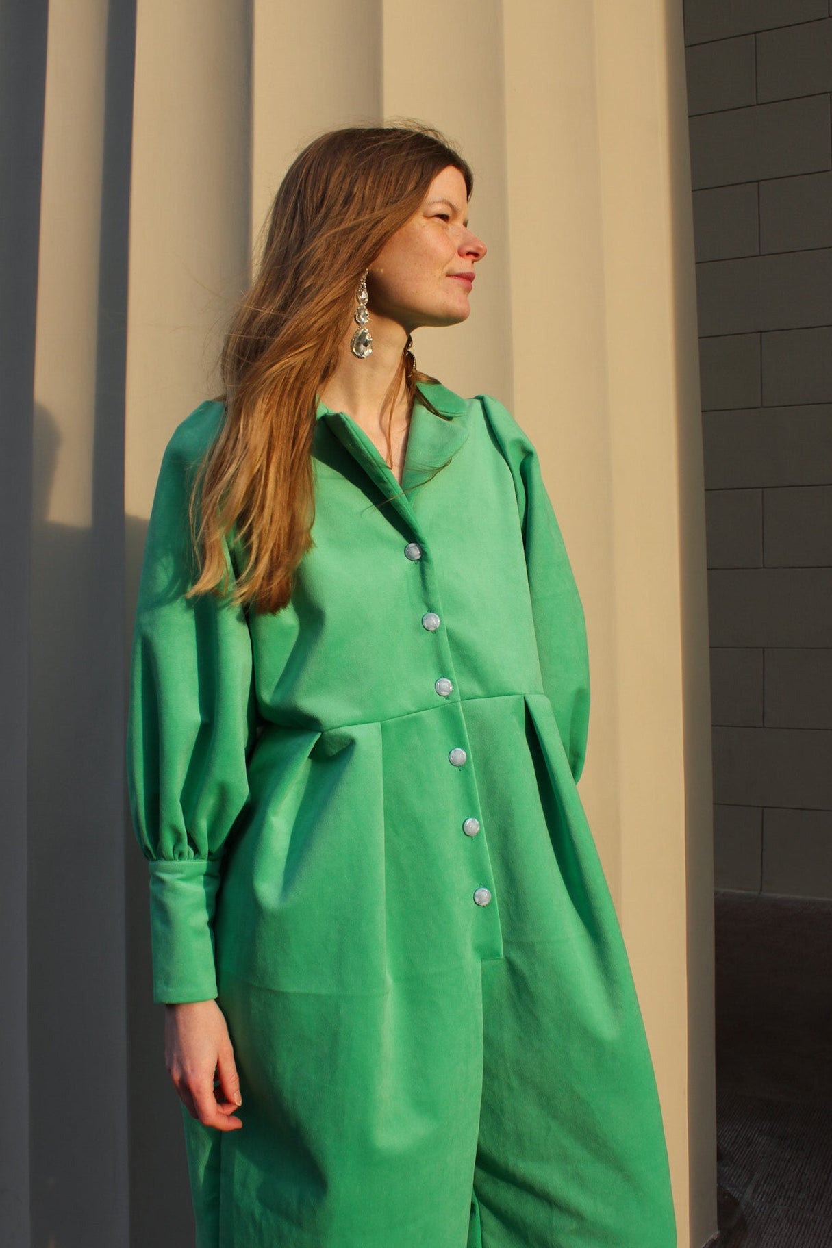 Barbara Balcony Jumpsuit - Peacock Velvet