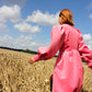 Whipped Cream Cake Midi Coat - Velvet Romance
