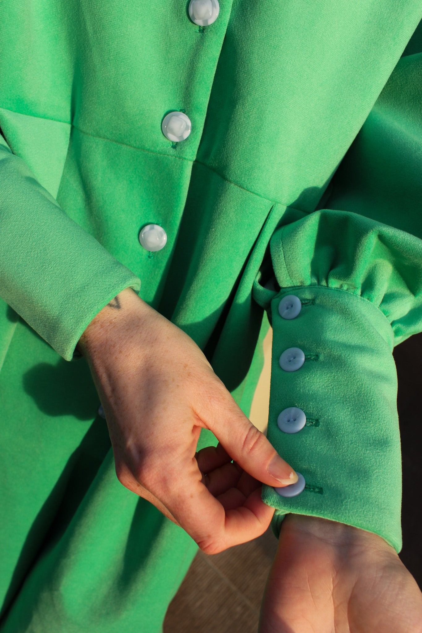 Barbara Balcony Jumpsuit - Peacock Velvet