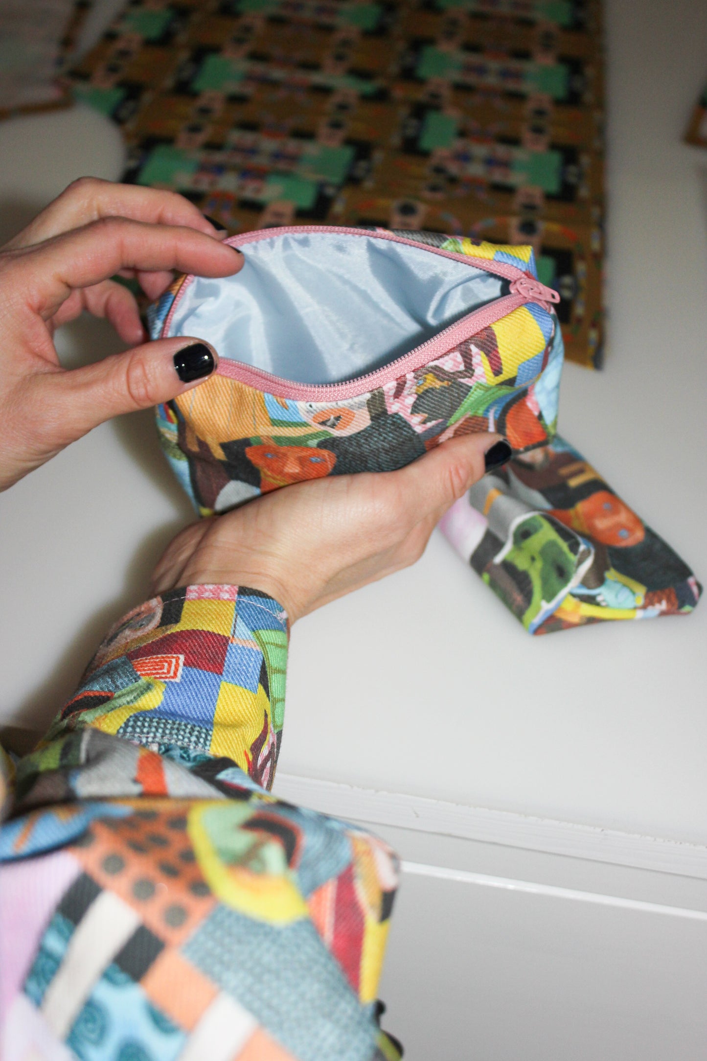 Verona Beauty Bag - Livet Er Et Kludetæppe READY TO SHIP