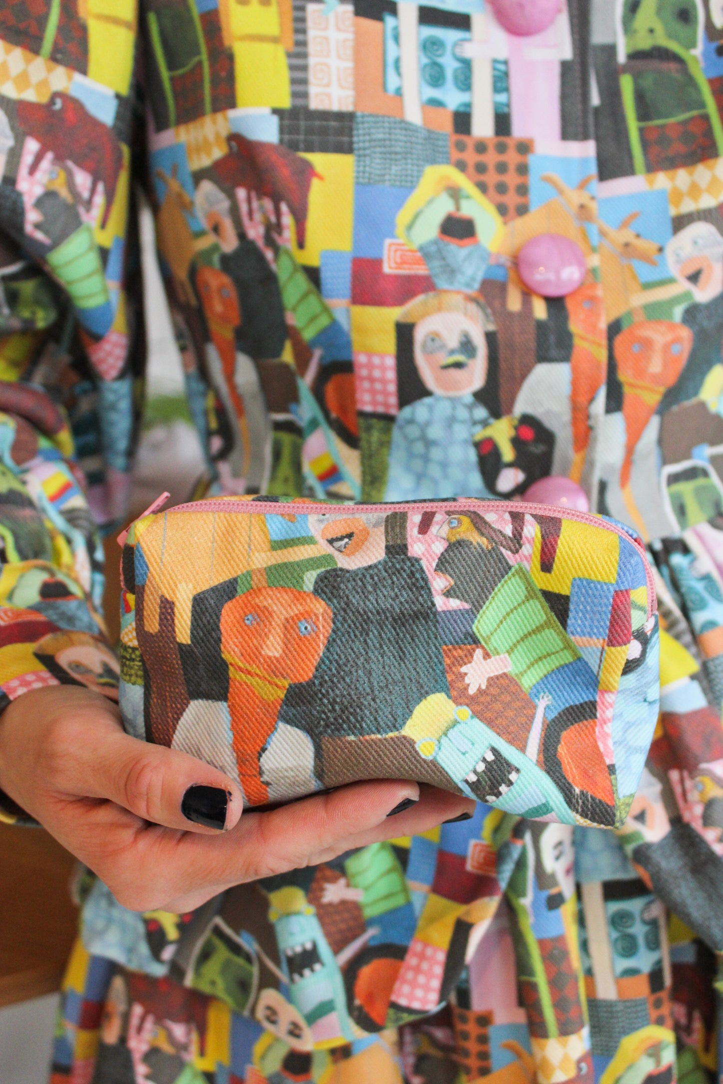 Verona Beauty Bag - Livet Er Et Kludetæppe READY TO SHIP