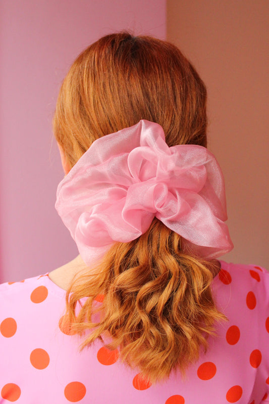 Meringue Srunchie - Baby Rose ready to ship