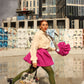 Wanda Mini Skirt - Magenta Love Letter
