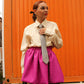 Wanda Mini Skirt - Magenta Love Letter