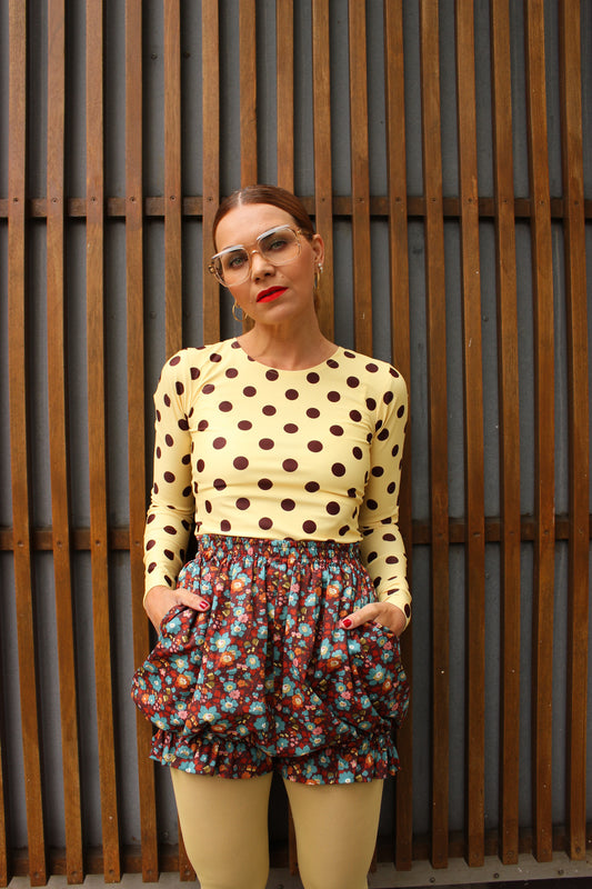 Balula Long Sleeve - Butter Dots