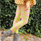Fab Legs printed tights - Sweethearts Green