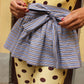 Bobbie Beam Wrap Skirt - Sunflower Sky Stripes