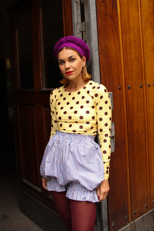 Balula Long Sleeve - Butter Dots READY-TO-SHIP