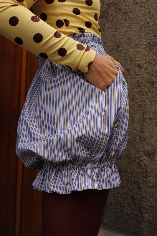 Bonnie Bloomers - Sunflower Sky Stripes