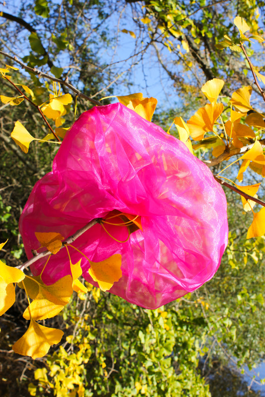 Buttercream XXL scrunchie - Hot Pink