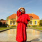 Cordelia Ball Skirt - Rosie Red