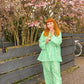 Prysselius Lace Pants - Pistachio