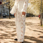 Prysselius Lace Pants - Cherry White