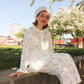 Prysselius Lace Pants - Cherry White
