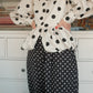 Whipped Cream Cake Jacket - Polka Noir