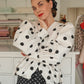Whipped Cream Cake Jacket - Polka Noir