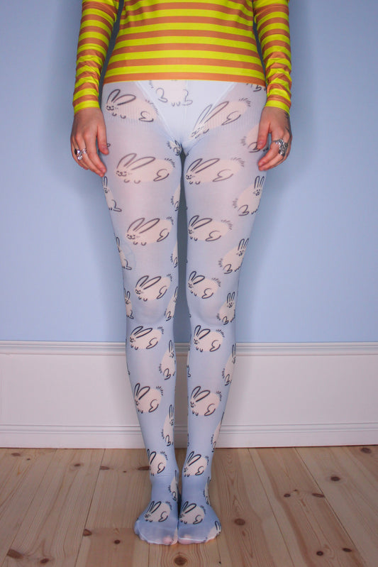 Fab Legs printed tights - Chubby Rabbits