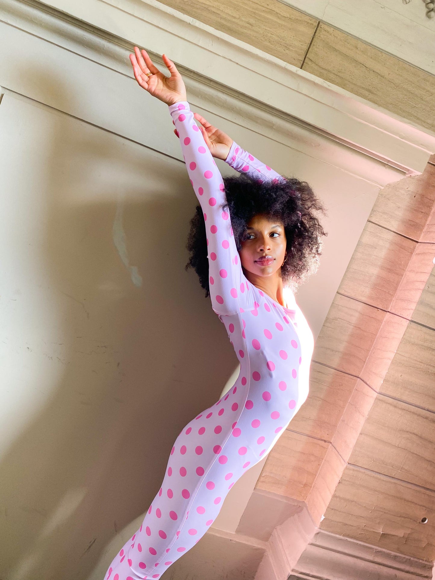 Funsie Onesie - Pink Dottie
