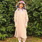 Rullegardenia Slumber Dress - Caramel Stripes