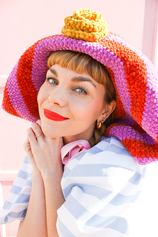 Pippilotta - Crochet Hat unika no. 1