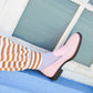 Tommy Slumber Pants S - Caramel stripes