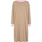 Rullegardenia Slumber Dress - Caramel Stripes